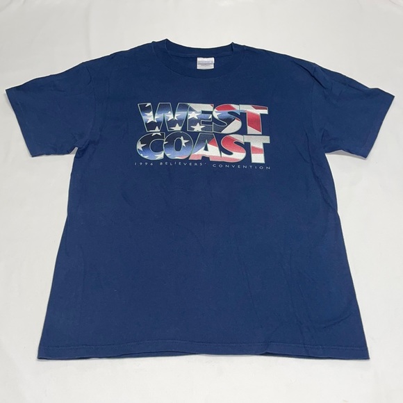 Vintage West Coast 1996 Believers Convention T-Shirt - Picture 1 of 5